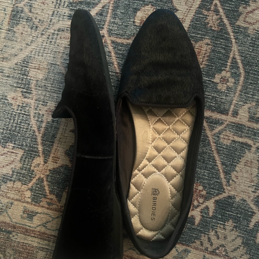 Birdies Pony hair Black Flat loafers